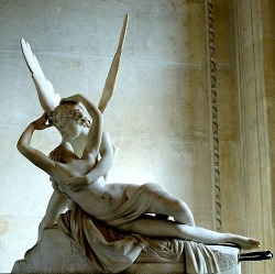 ashleyantonie:  Cupid and Psyche, Antonio Canova   O, o wilku mowa, było niedawno.