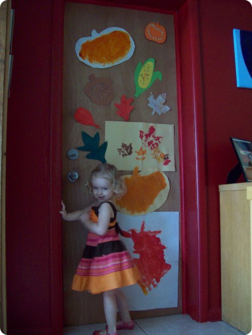 Amelia has been busy. She has created so many lovely fall decorations at preschool this month.