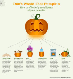 myhalloween:  Don’t waste that pumpkin