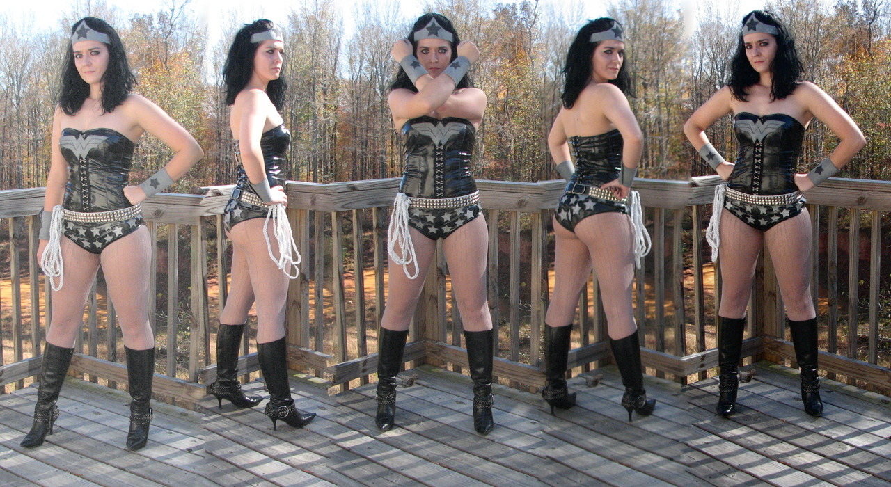 nerdygirllove:  i couldnt find a Wonder Woman costume i liked enough to buy, so,