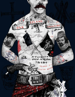 darksilenceinsuburbia:  Tattoo Pirate by Matthew Hawkins 