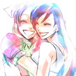 Pretty Tifa &amp; Aeris. Aerith. Whatever. 