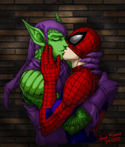 Fyesrule34:  Goblin/Spiderman. 