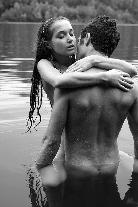 sensual-erotica: I know you like  woman skinny dips in the lake. I know you like sex under