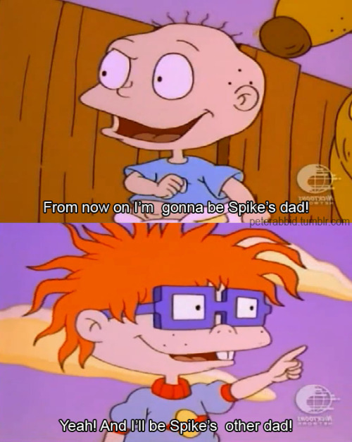 pingaspie:  turtledawn:  lacigreen:  sex positive rugrats!*The Rugrats parents allow Tommy and Chuckie to wear dresses because “they’re not just for girls”*In Betty & Howard’s relationship, the gender roles are reversed.  Same in Drew &