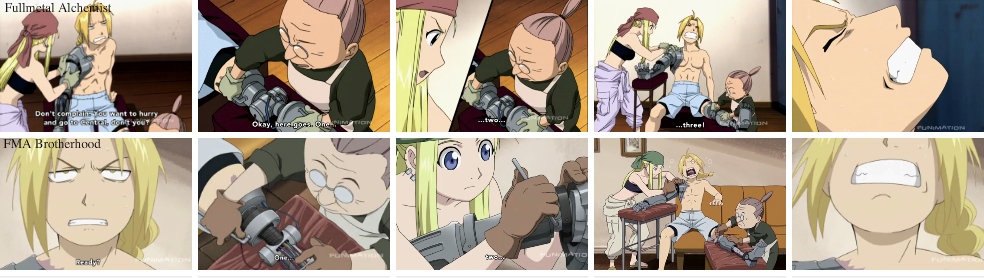 Fullmetal Alchemist Comparison – Sonia's Sees