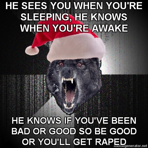 eyelinerdreams:  Better watch out, better not crey… 