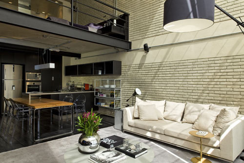 Porn homedesigning:  Industrial Loft in Brazil photos