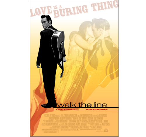 Walk The Line Movie Poster
Theatrical Poster Design Entry for the Hollywood Reporter Key Arts Awards.
