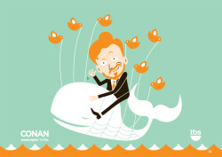 teamcoco:  Behold - the #ConanPaleWhale!  For ginormo wallpaper-sized versions, hit http://bit.ly/deGifO 