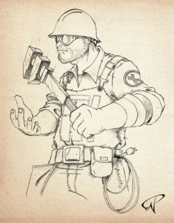 Team Fortress 2 Engineer  - by Nelson Polanco