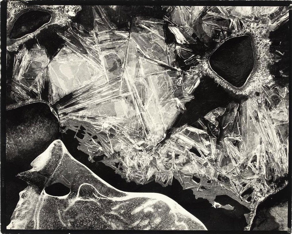Ice and Rocks photo by Brett Weston, 1950