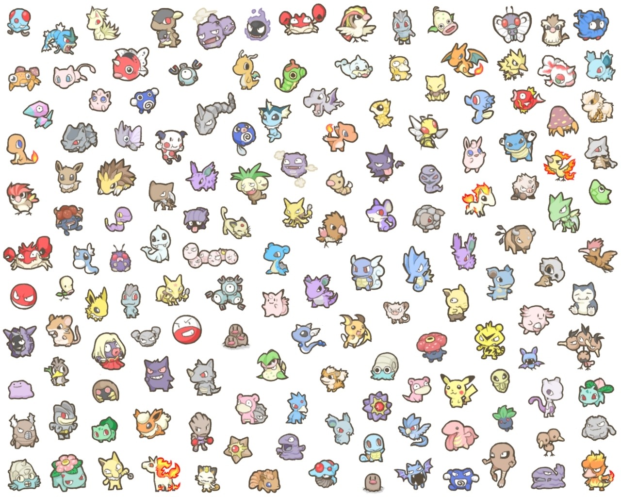 GOTTA CATCH THEM ALL!! 151 Pokemon by Iammicroman on DeviantArt