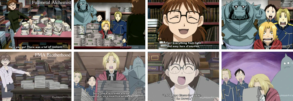 Fullmetal Alchemist: Differences between the 2003 Version