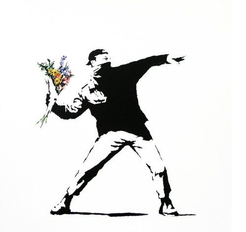 Porn photo Flowerchucker by Bansky