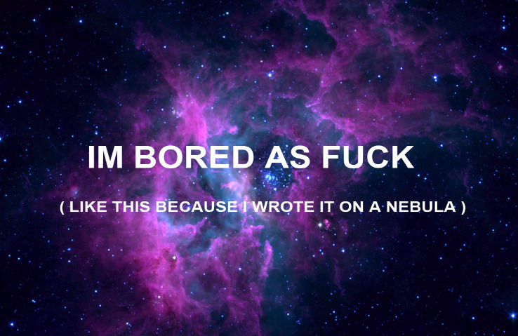 Seriously guys. Ask me something!