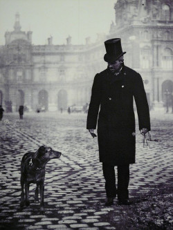 zenfancy:  Gustave Caillebotte with his dog