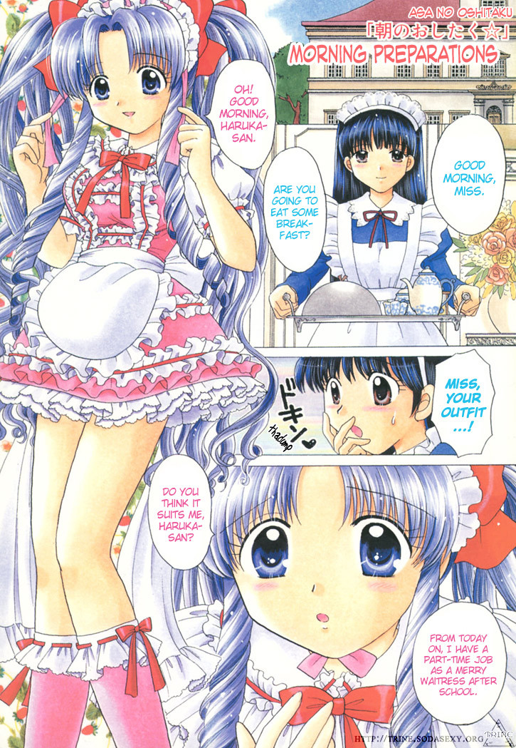 Morning Preparations by Yuzupon Short, but sweet. Contains full color, maid, breast