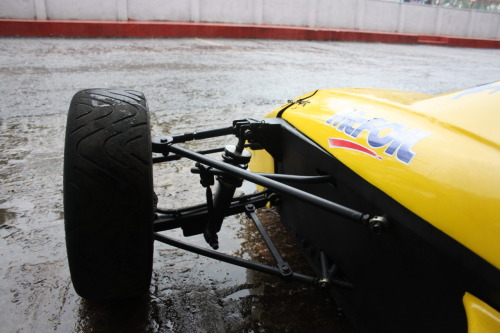 One of the two yellow McFoil Formula Mclarens waiting for the rain to stop to go out and play, at the Pannala racing circuit last weekend. Although the rain ruined the day these guys, ASR still took it to the track on a Honda 1600 to do something...