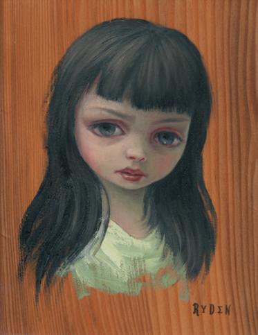 fuckyeahmarkryden:TS20 Girl Color Study, by Mark Ryden. (Oil on wood slab, 2006).