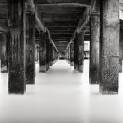 black-and-white:  Blankenberge Pier (by Julius