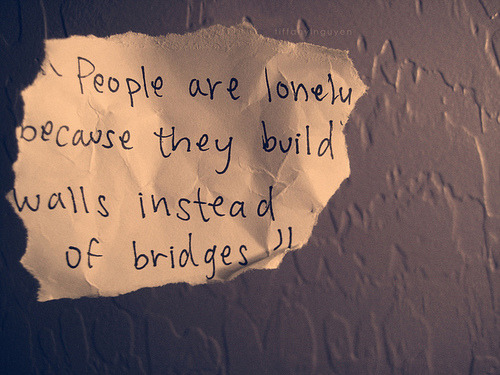 Trust me, I’m trying to build bridges