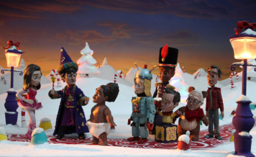 First pic of the Community claymation episode for Christmas! (via theodoreroosevelt, lemonysnicket-,