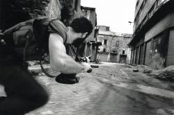 Christian falangist; Beirut, Lebanon 1978 photo by Raymond Depardon for Magnum