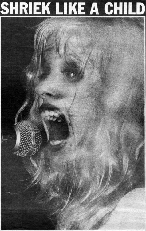 Porn Pics ohitsthe90s: Kat Bjelland, NME, 1992. Photo: