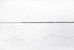 Train Crossing the Dessert, Kelso, California photo by William A. Garnett, 1974