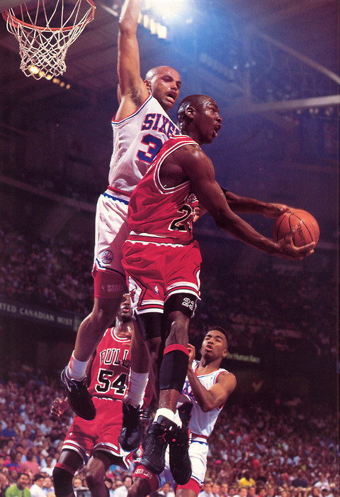 Chuck being given the business!