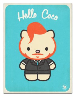 agentmlovestacos:  Hello Coco drawing by Steve Dressler. So cute!  Soooooo cute