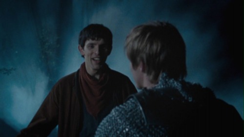stupidfacesofmerlin:Merlin: Husband! You startled me. Don’t do that, you silly.