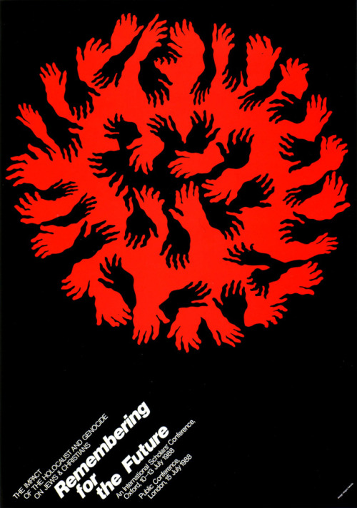 Japanese Poster: Remembering for the Future. Shigeo Fukuda. 1989