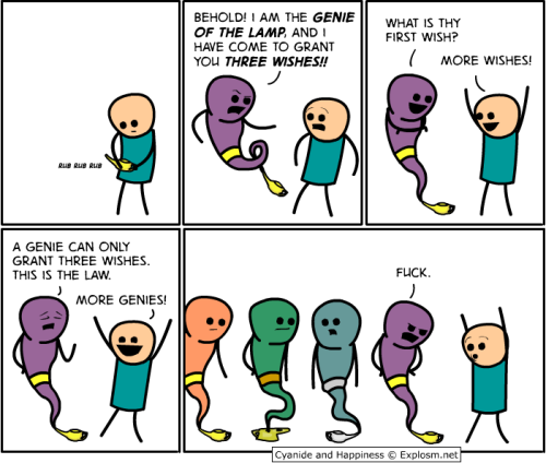 pleatedjeans:  that is genie-us incuboring:  Cyanide & Happiness #2243 - Explosm.net 