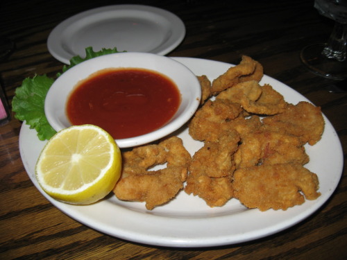 “Lamb fries” for dinner in Oklahoma… http://en.wikipedia.org/wiki/Lamb_fries