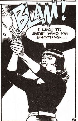 comicallyvintage: &ldquo;Blind Shooting&rdquo;