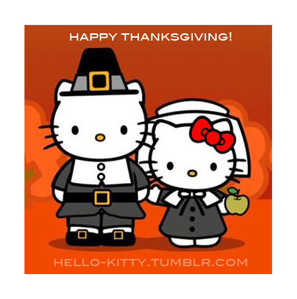 hello-kitty:  Happy Thanksgiving! What are you thankful for? 