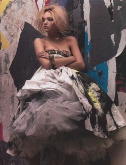 Gemma Ward by David Bailey for Vogue UK