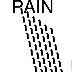 visual-poetry:  “rain” by anatol 