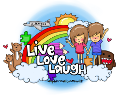 jayjaychips:  stupidcreations:  “Live, Love, Laugh”.  first thing i noticed…… DOMOOO-KUUN &lt;3 