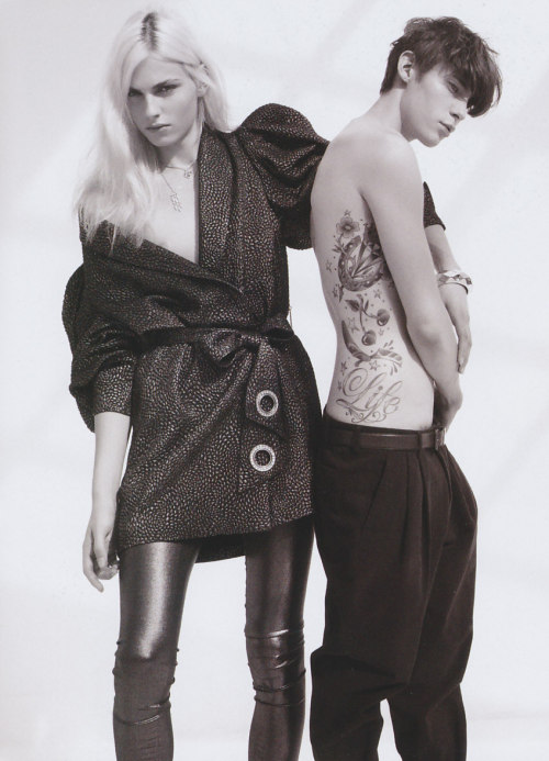 abcandrogyny:  Andrej Pejic and Simon Nygard adult photos