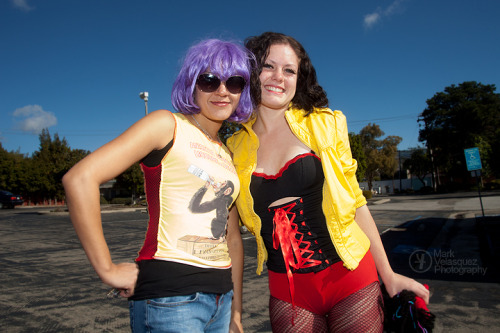 The rollerbladers take a break during last Sunday’s San Louie Magazine photo shoot.  Comments/Questions?