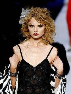 Magdalena Frackowiak At Christian Dior Spring 2008