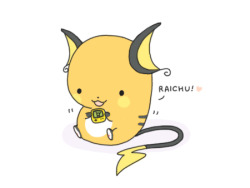 mareodomo:  demarko:  Nina drew me a Raichu!