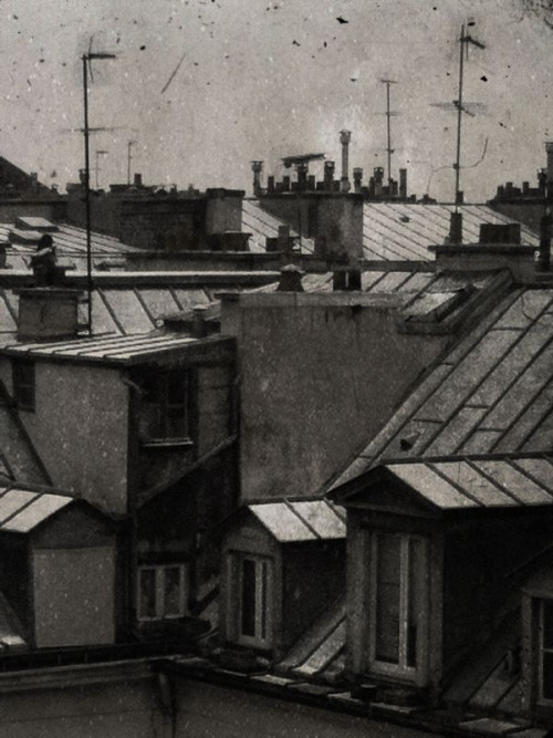 rerylikes:  kikothegnou. My roofs. Taken & edited on iPhone 3GS this is soooo Paris, j’adore ! 