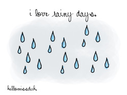 hellomissduh:  i love rainy days. &lt;3 