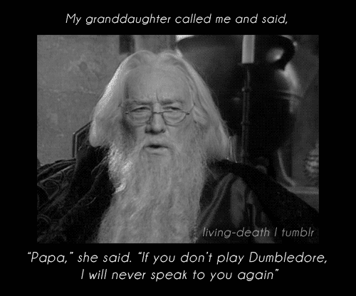 living-death:  R.I.P. Richard Harris.  