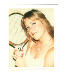 Chris Evert, 1985 - Polaroid By Andy Warhol