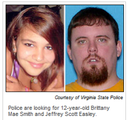 arianacherise:   12 year old Brittany Smith, a Roanoke-area middle schooler, was kidnapped by her mother’s boyfriend after apparently witnessing him murder her mother earlier this week. They are driving a silver Dodge Neon with Virginia license plate